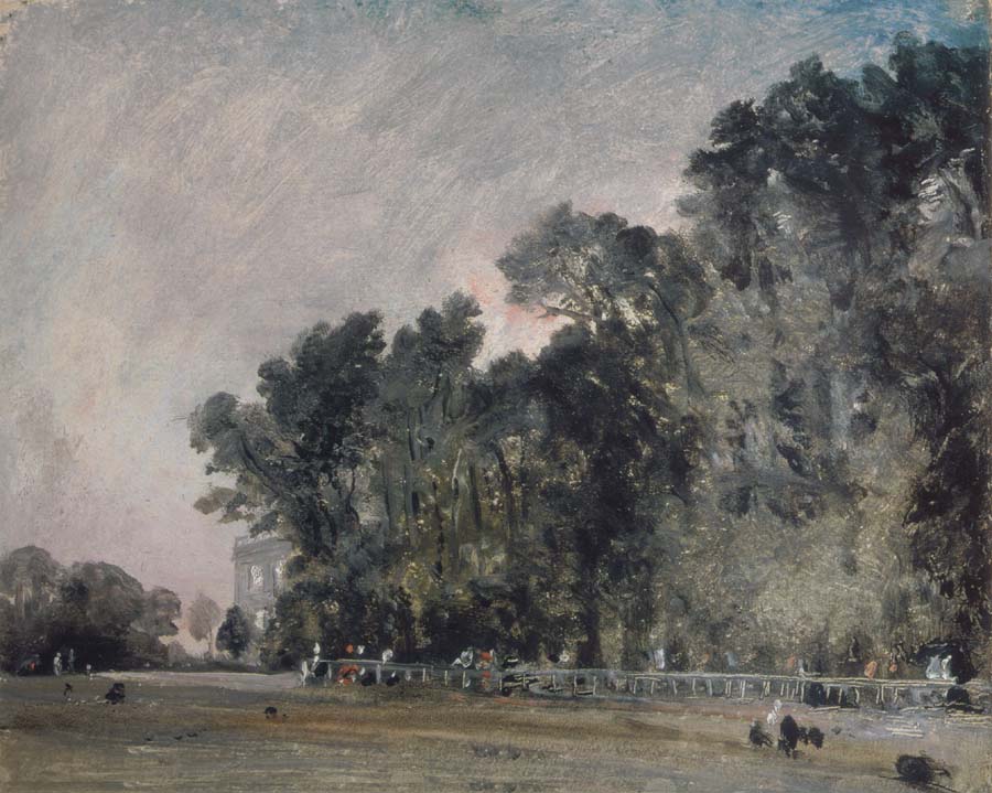 Landscape study:Scene in a park